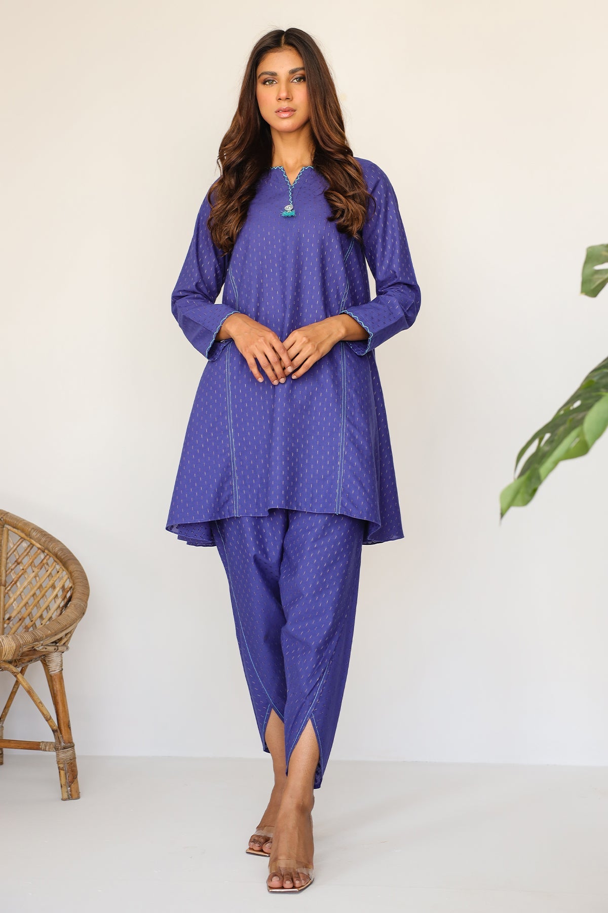 Zari Jacquard - 2 Piece