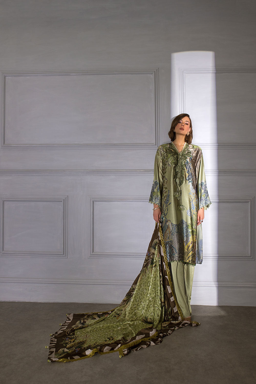 Design 04 Silk Unstitched Collection 2023 (Vol. 2)