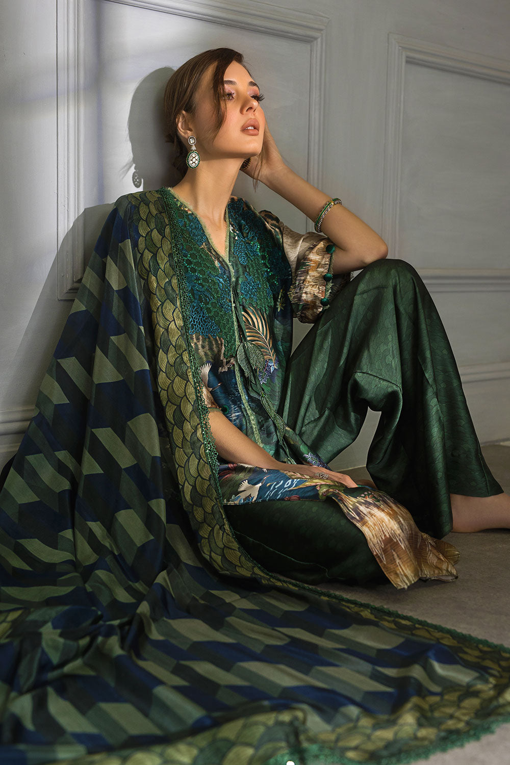 Design 06 Silk Unstitched Collection 2023 (Vol. 2)