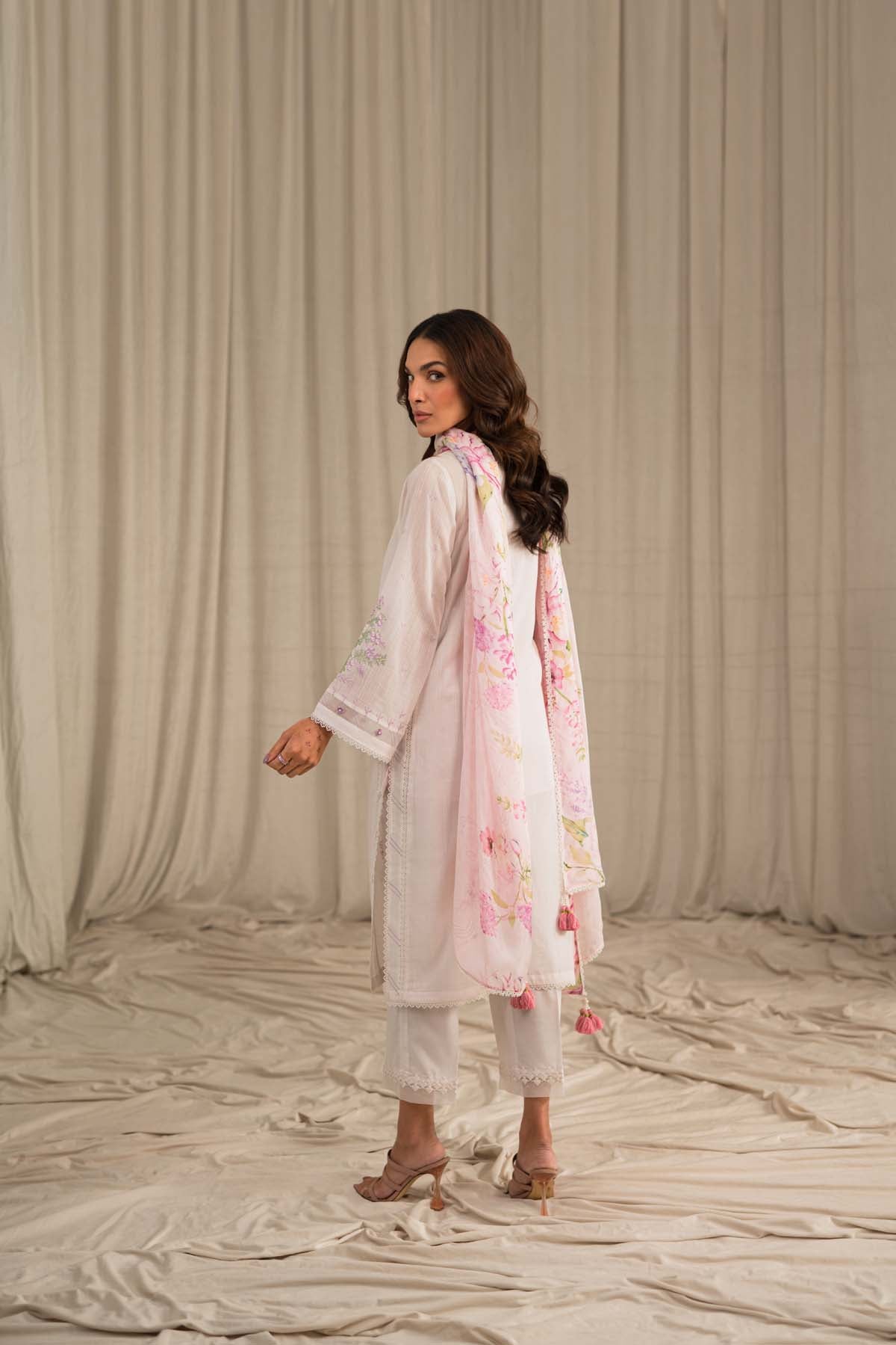 Slub Lawn 3 Piece (Embroidered)