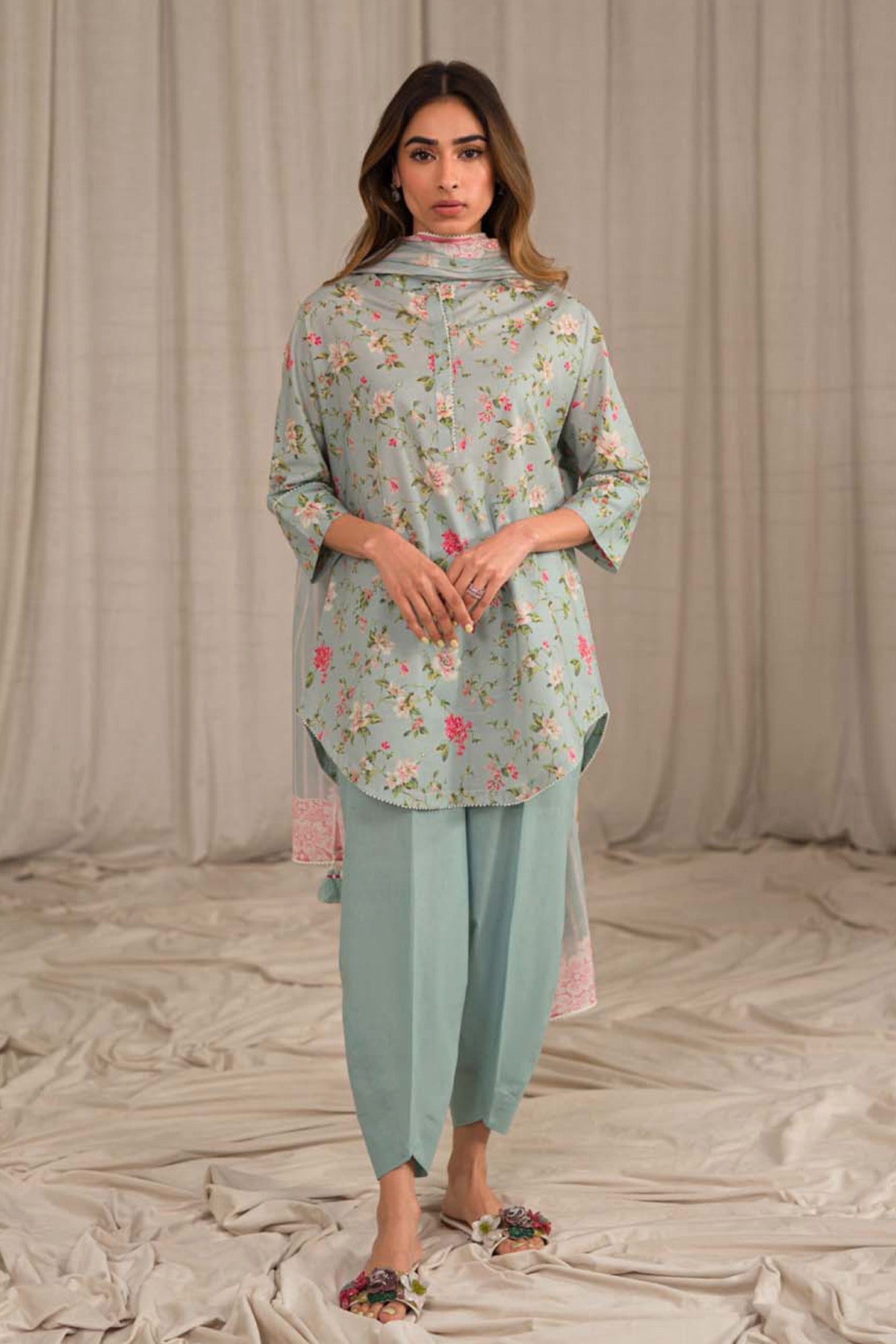 Printed Lawn 3 Piece