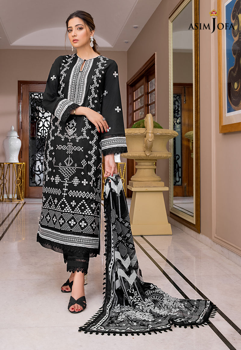 AJAE-06 EMBROIDERED CAMBRIC 3 PCS