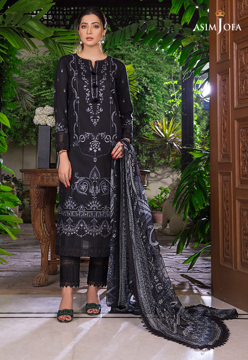 AJAE-08 EMBROIDERED CAMBRIC 3 PCS