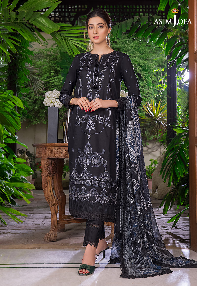 AJAE-08 EMBROIDERED CAMBRIC 3 PCS