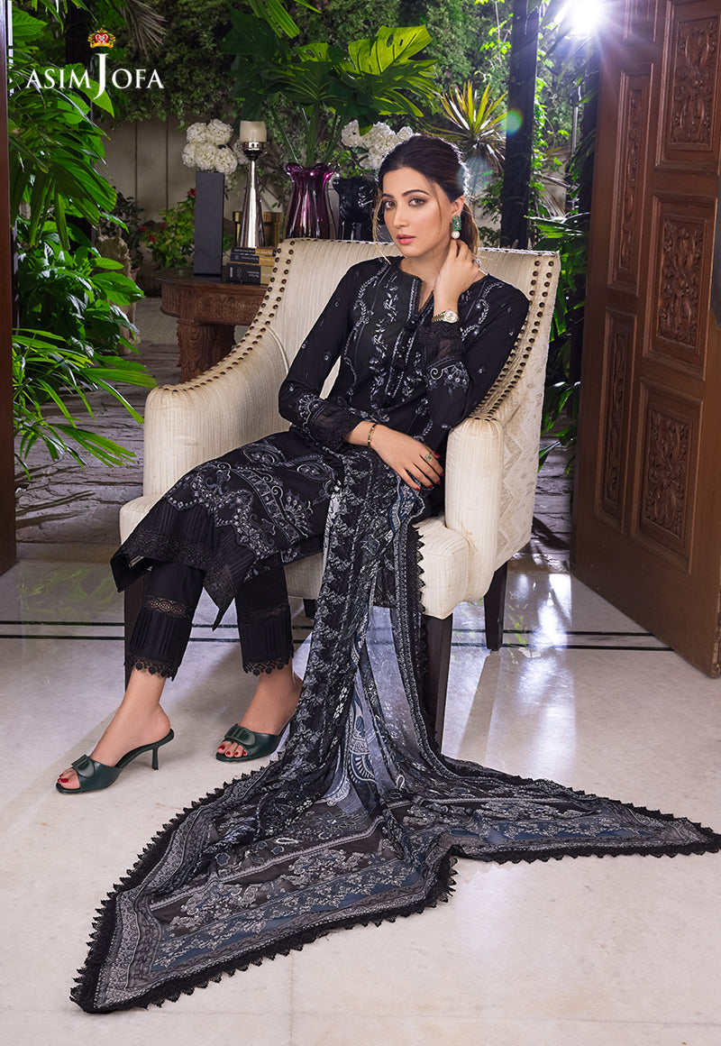 AJAE-08 EMBROIDERED CAMBRIC 3 PCS
