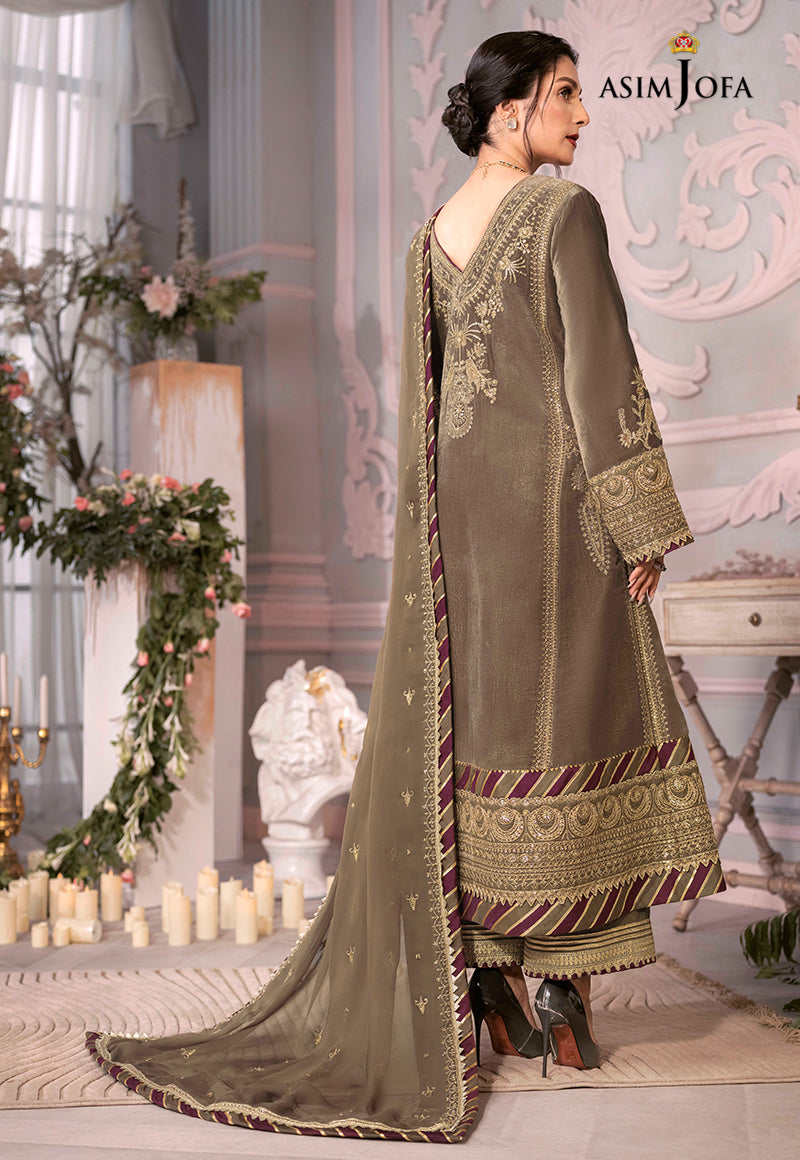 AJAM-03 EMBROIDERED VELVET 3 PCS