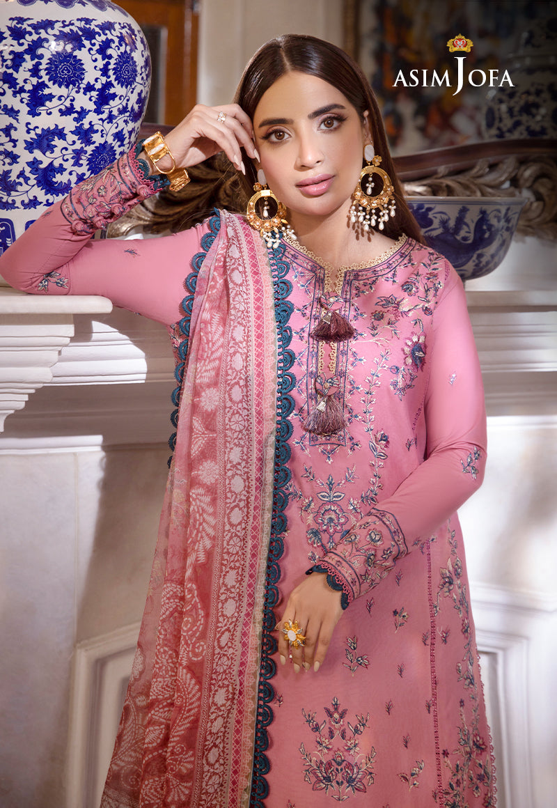 AJAS-31 DESIGNERS EMBROIDERED STITCHED 3 PCS
