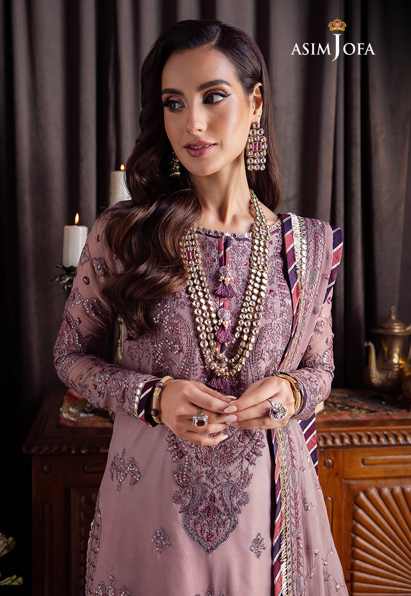 AJBK-06 DESIGNERS EMBROIDERED STITCHED 3 PCS