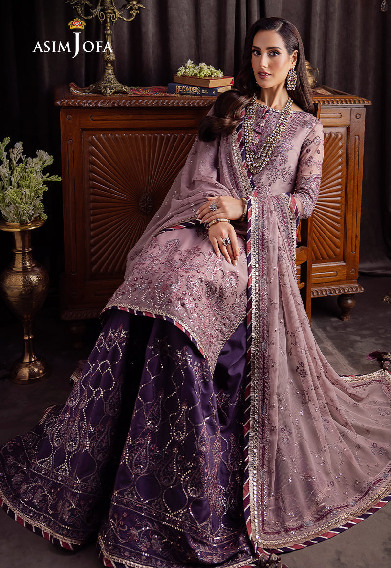 AJBK-06 DESIGNERS EMBROIDERED STITCHED 3 PCS
