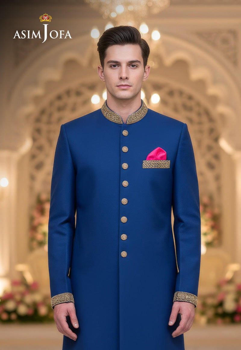AJBRD-29 Embroidered Sherwani STITCHED 1 PC
