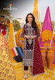 AJDAB-01 EMBROIDERED CHIFFON STITCHED 3 PCS