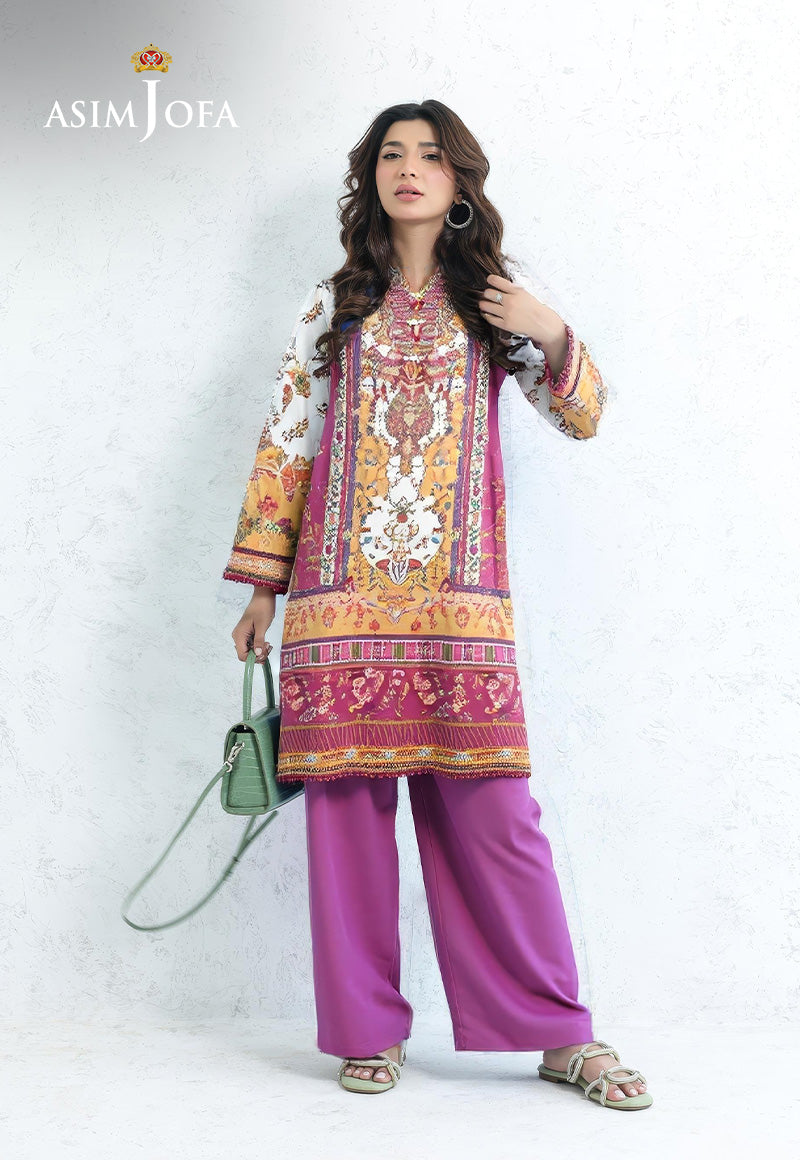 AJDSAI-02 PRINTED EMBROIDERED DOBBY STITCHED 3 PCS