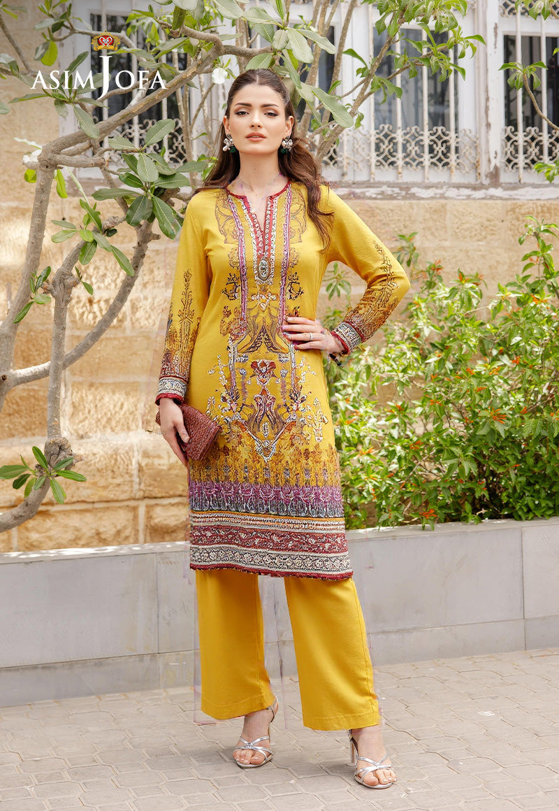 AJDSAI-07 PRINTED LAWN STITCHED 3 PCS