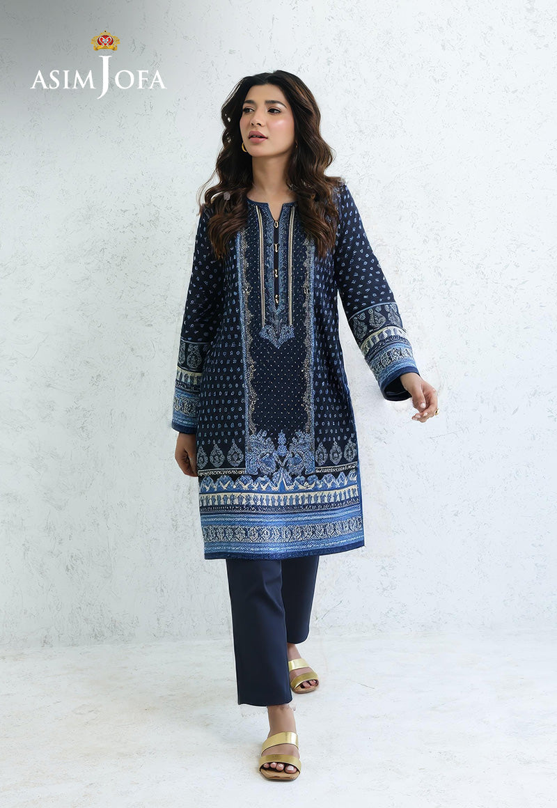 AJDSAI-12 PRINTED LAWN STITCHED 2 PCS