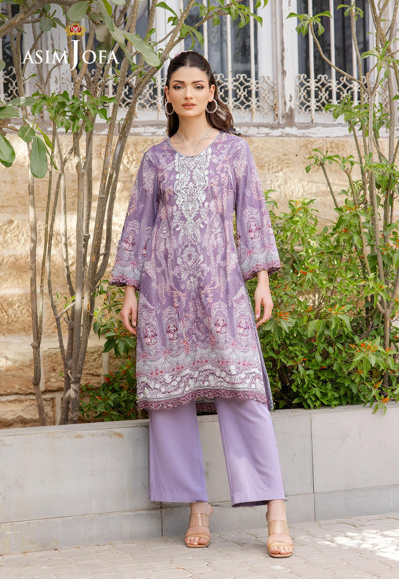 AJDSAI-14 PRINTED EMBROIDERED DOBBY STITCHED 3 PCS