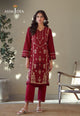 AJDSAI-166 EMBROIDERED ORGANZA STITCHED 3 PCS