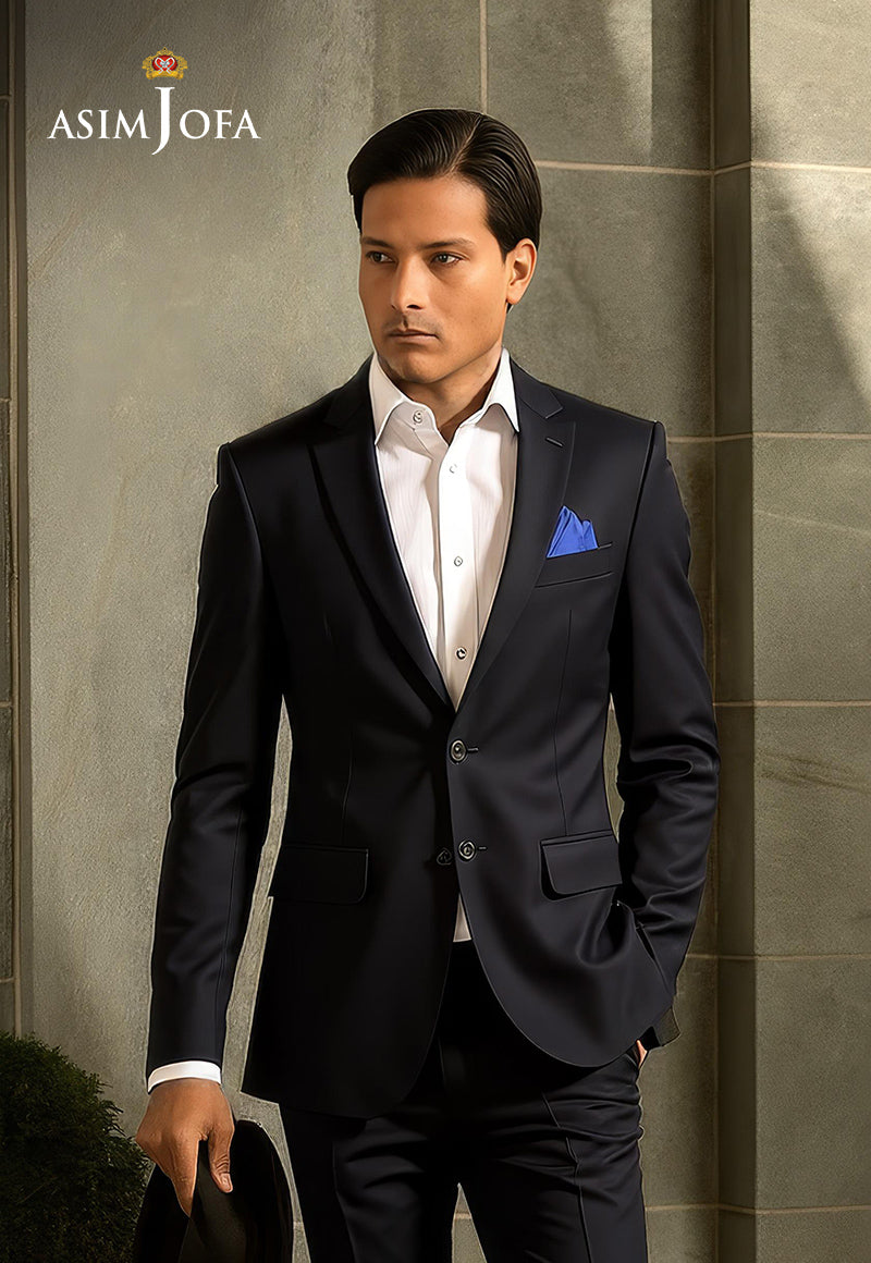 AJDSAI-188 BLACK SUIT STITCHED 2 PCS