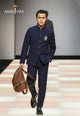 AJDSAI-189 NAVY BLUE PRINCE COAT STITCHED 1 PC