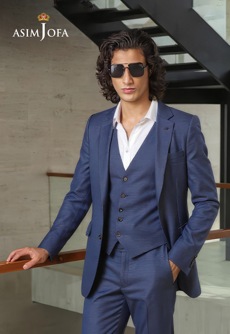 AJDSAI-199 SUITING FABRIC STITCHED 3PCS
