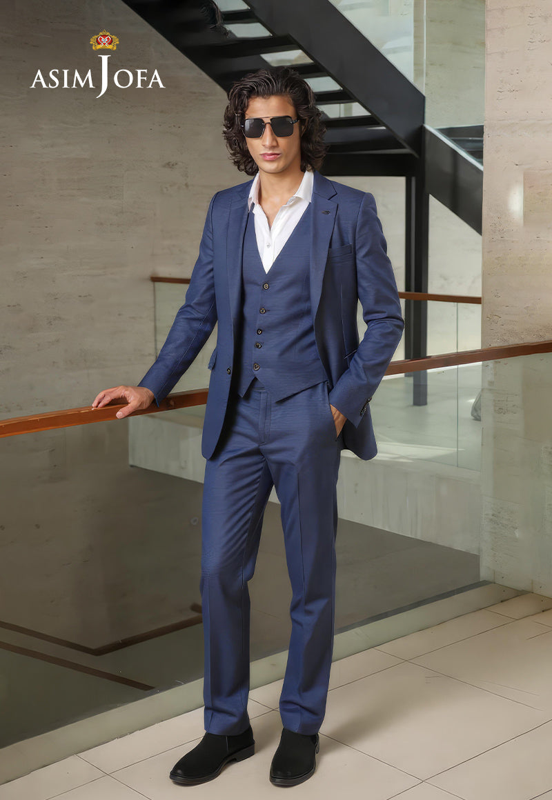 AJDSAI-199 SUITING FABRIC STITCHED 3PCS