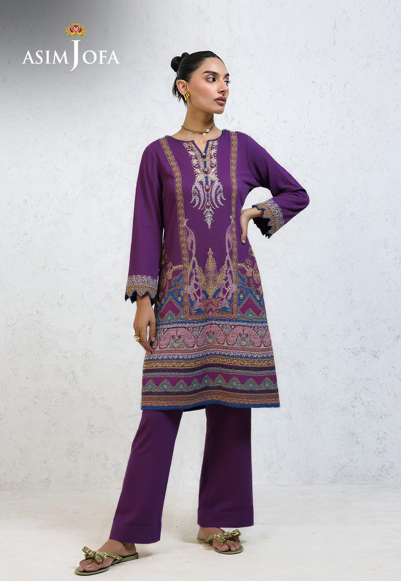 AJDSAI-254 LAWN STITCHED 3 PCS