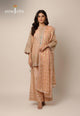 AJDSAI-271 EMBROIDERED NET STITCHED 3 PCS