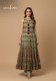 AJDSAI-279 EMBROIDERED ORGANZA STITCHED 3 PC