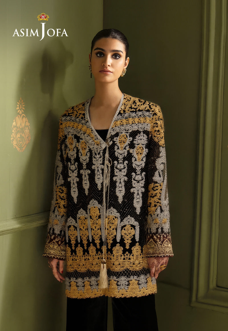 AJDSAI-289 EMBROIDERED CHIFFON STITCHED 1 PCS