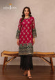 AJDSAI-341 EMBROIDERED RAW SILK STITCHED 2 PCS