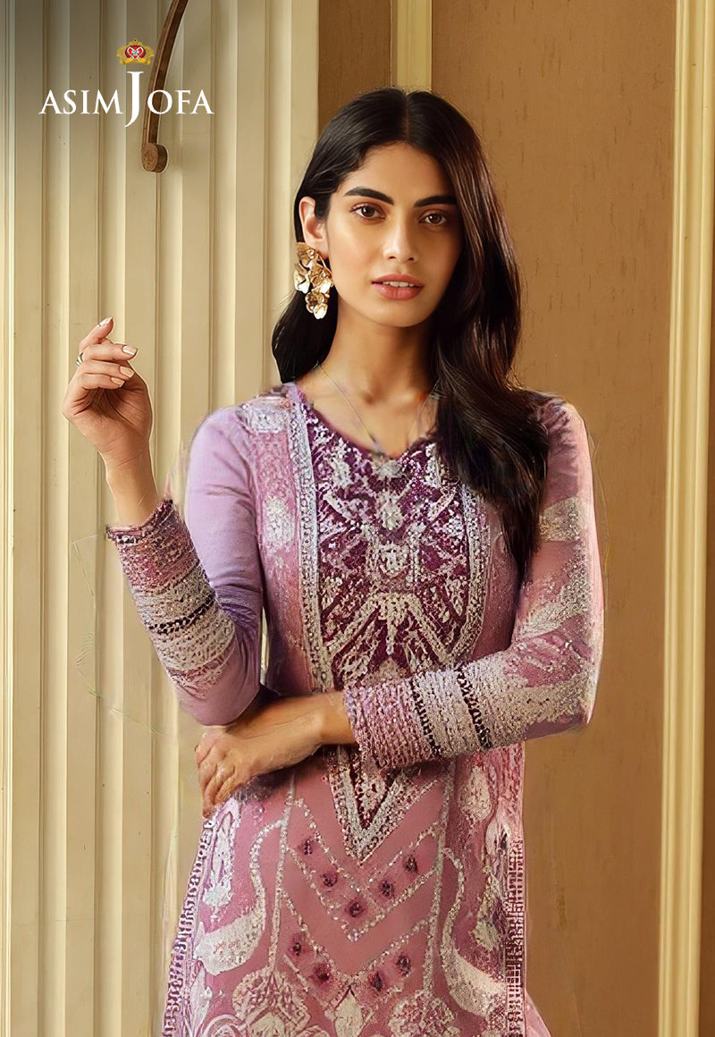 AJDSAI-39 PRINTED EMBROIDERED LAWN STITCHED 2 PCS
