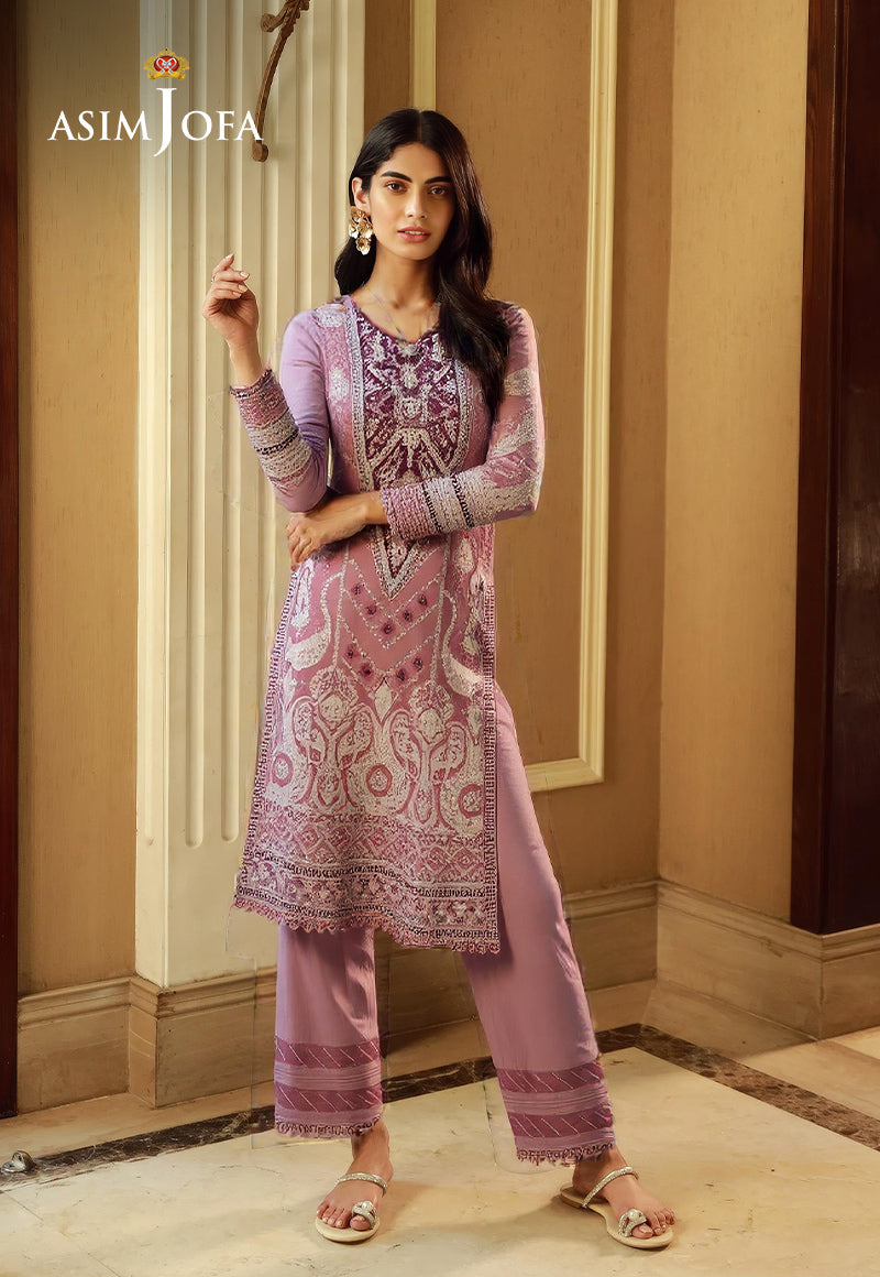 AJDSAI-39 PRINTED EMBROIDERED LAWN STITCHED 2 PCS