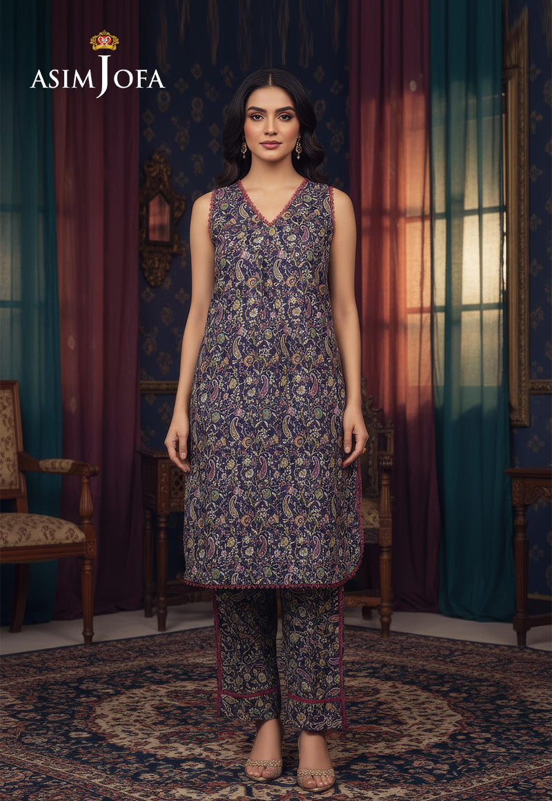 AJDSAI-551 PRINTED LAWN STITCHED 1 PC