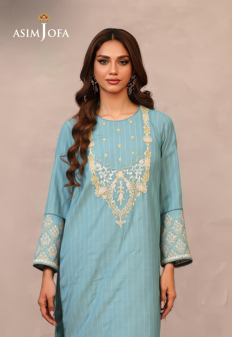 AJDSAI-623 EMBROIDERED DOBBY STITCHED 1 PC