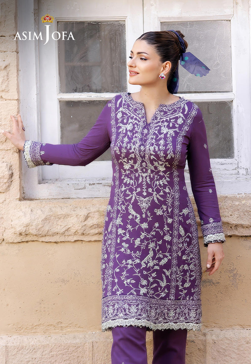 AJDSAI-63 EMBROIDERED CHIFFON 2 PC