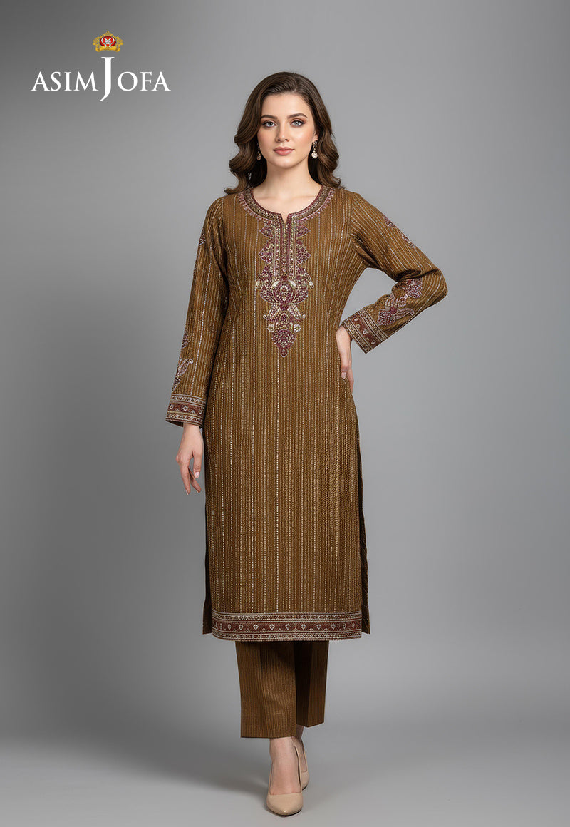AJDSAI-657 EMBROIDERED STITCHED 1 PC