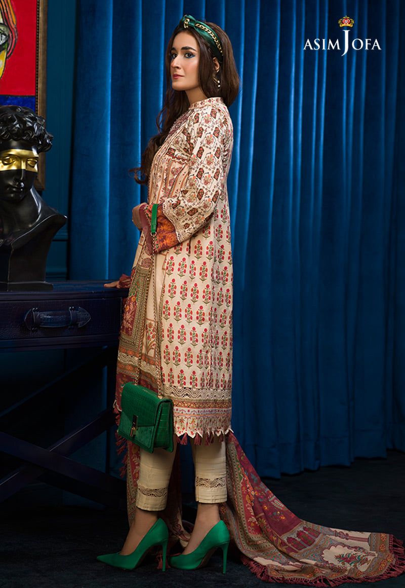 AJE-09 EMBROIDERED CAMBRIC 3 PCS