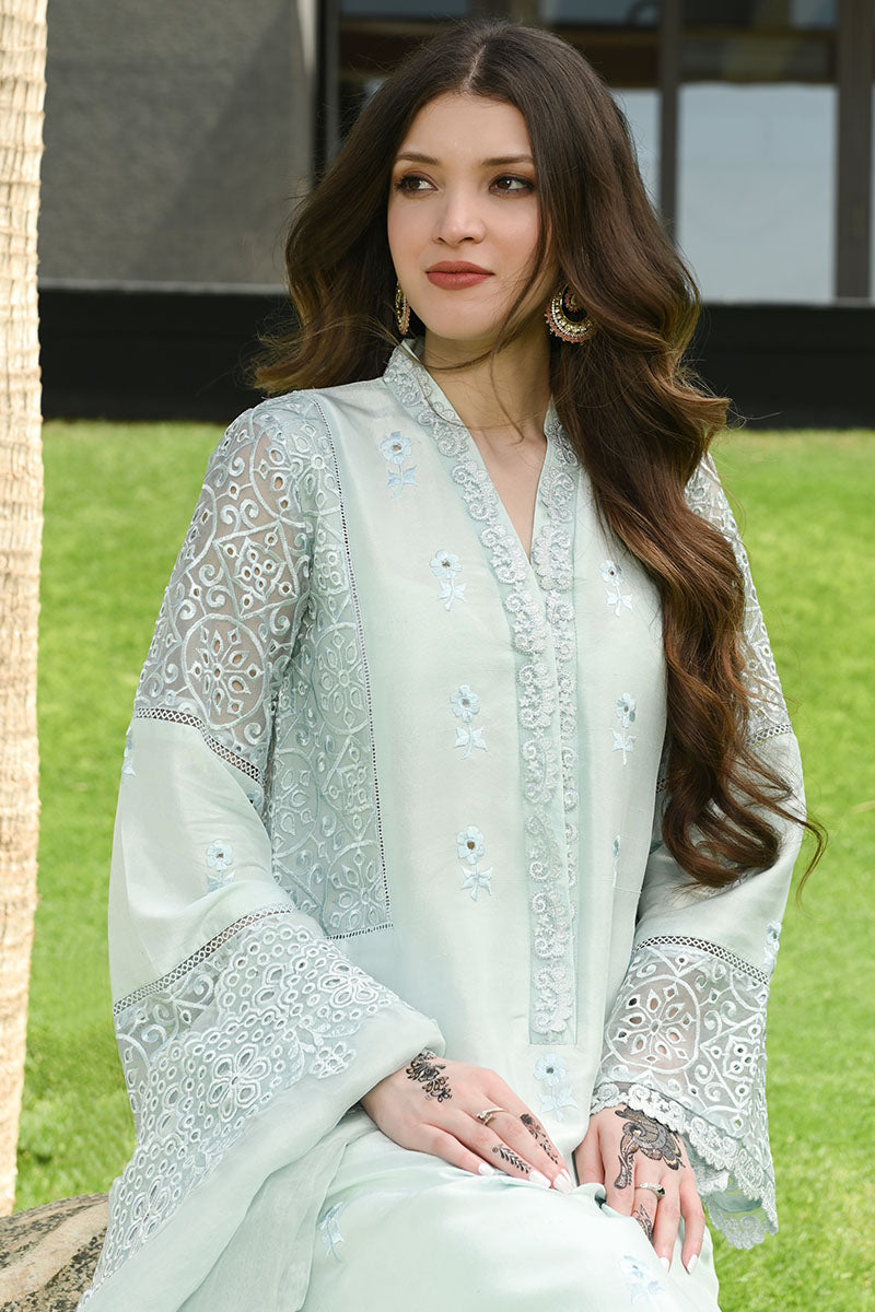 Blue fog Shirt and Dupatta