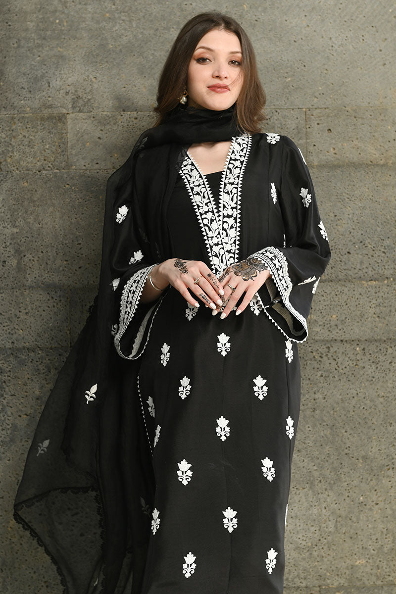 Black Diamond Shirt and Dupatta