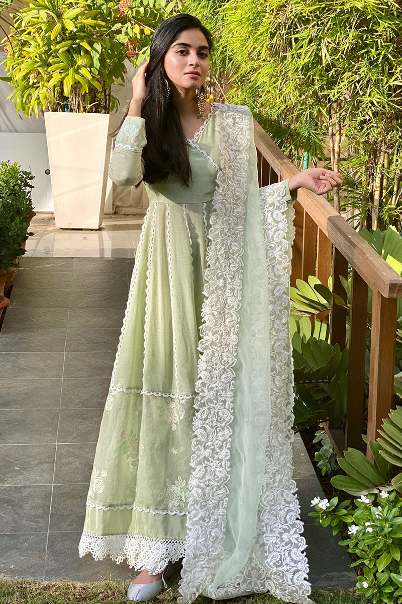 Lena Angarkha and Dupatta