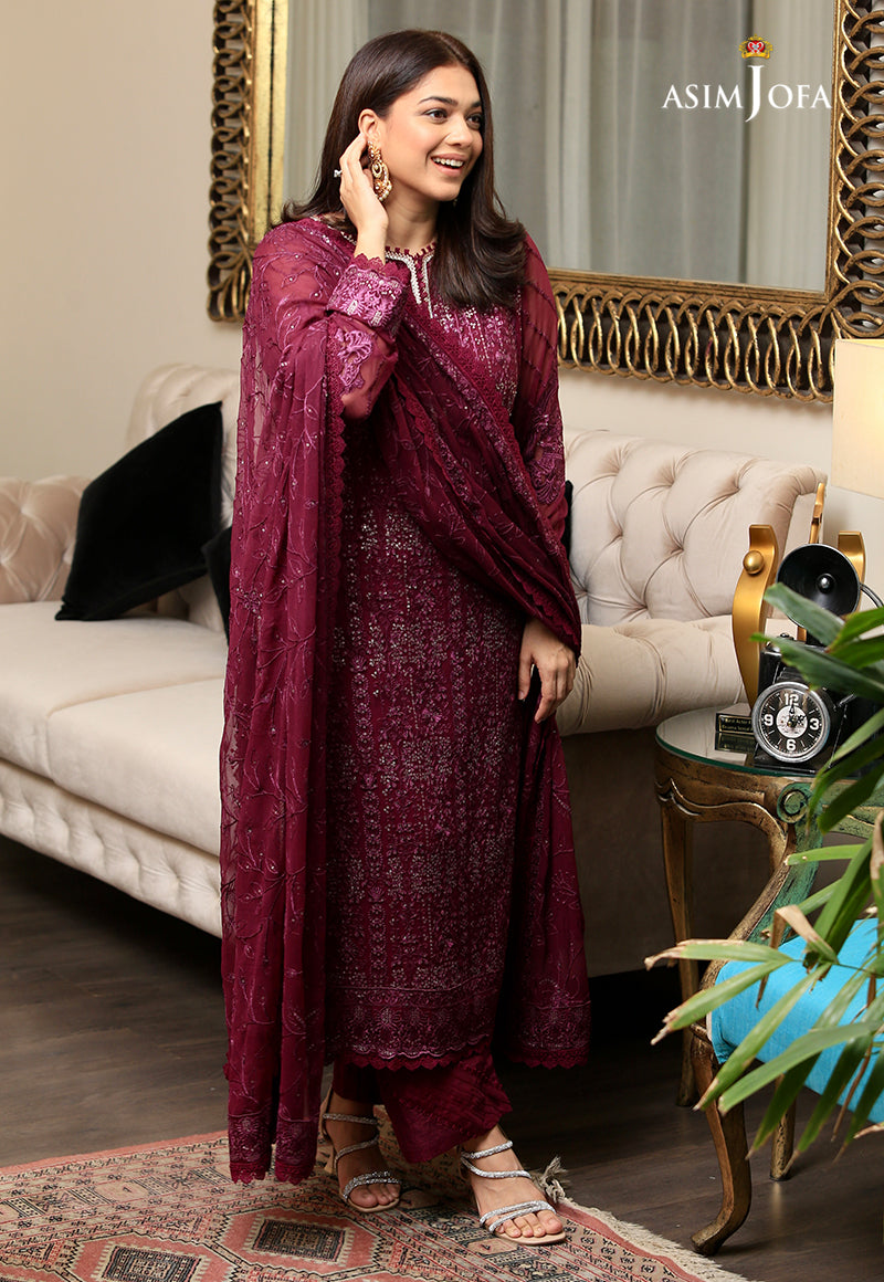 AJHJ-07 EMBROIDERED CHIFFON 3 PCS