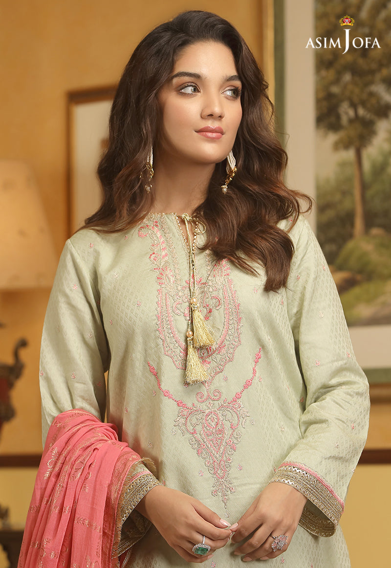 AJJD-02 EMBROIDERED SELF-JACQUARD 3 PCS
