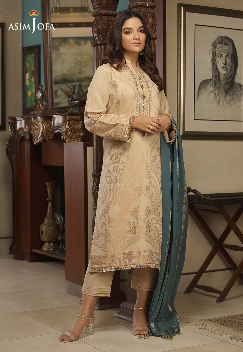 AJJD-07 EMBROIDERED JACQUARD 3 PCS