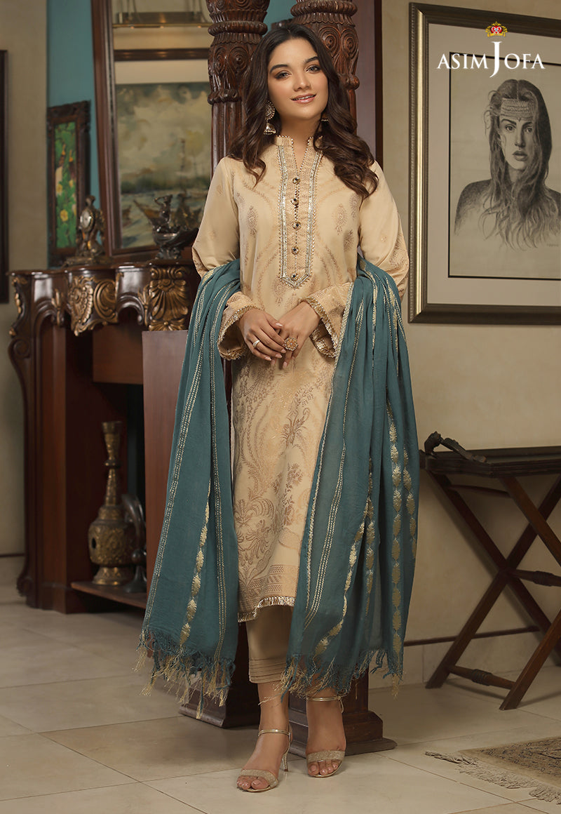 AJJD-07 EMBROIDERED JACQUARD 3 PCS