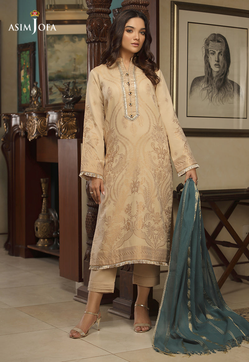 AJJD-07 EMBROIDERED JACQUARD 3 PCS