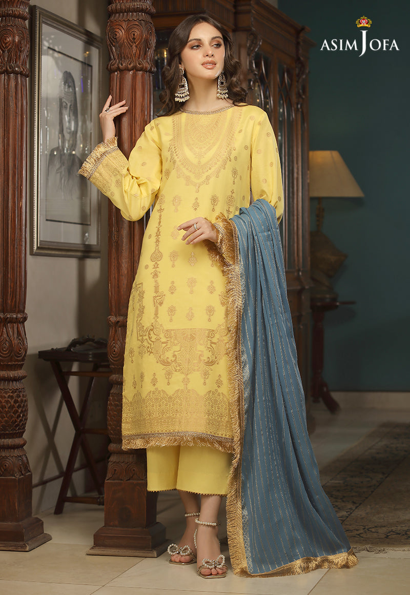 AJJD-10 EMBROIDERED JACQUARD 3 PCS