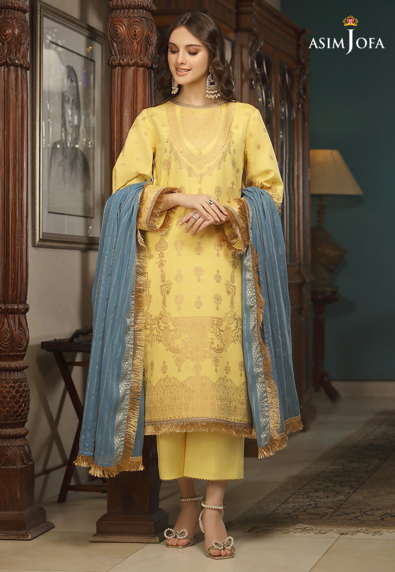 AJJD-10 EMBROIDERED JACQUARD 3 PCS