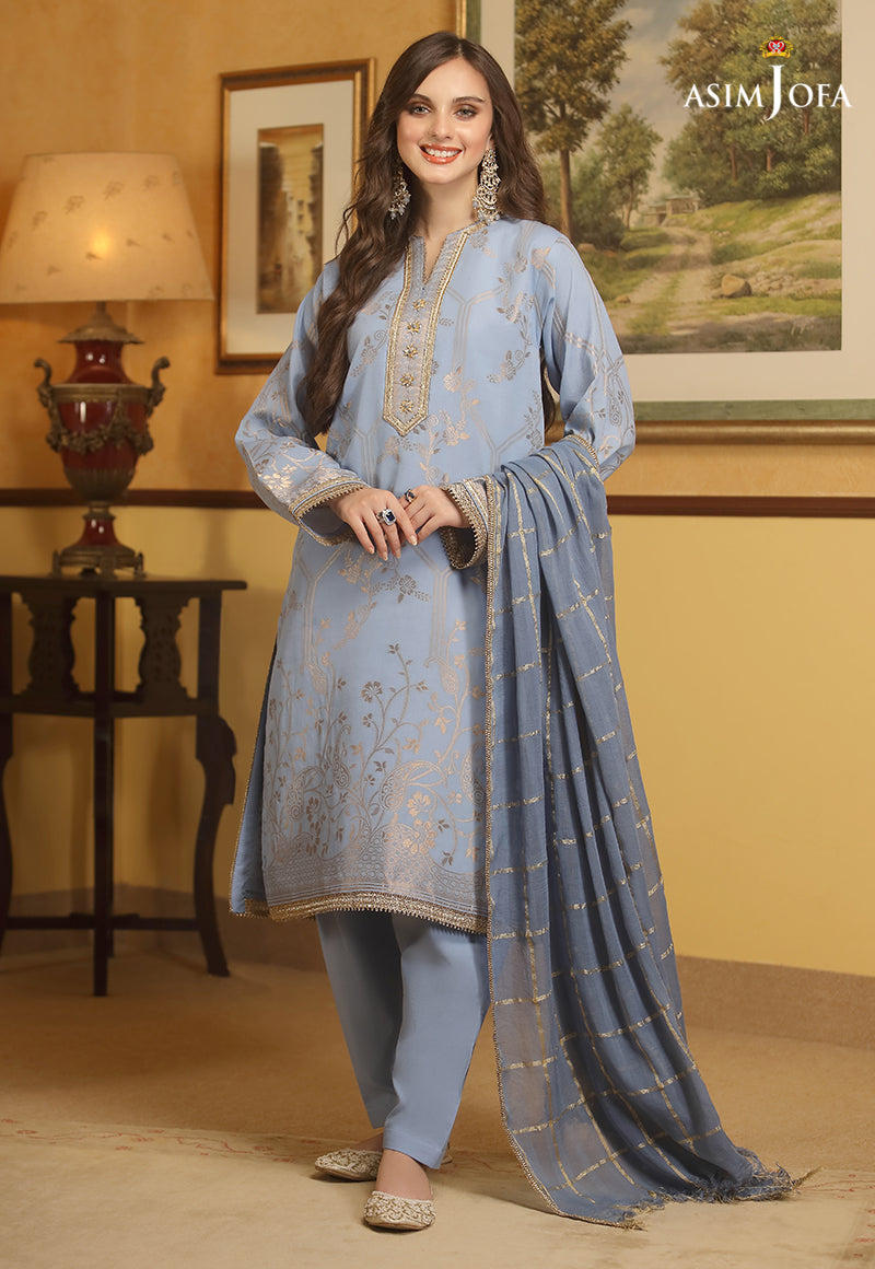 AJJD-11 EMBROIDERED JACQUARD 3 PCS