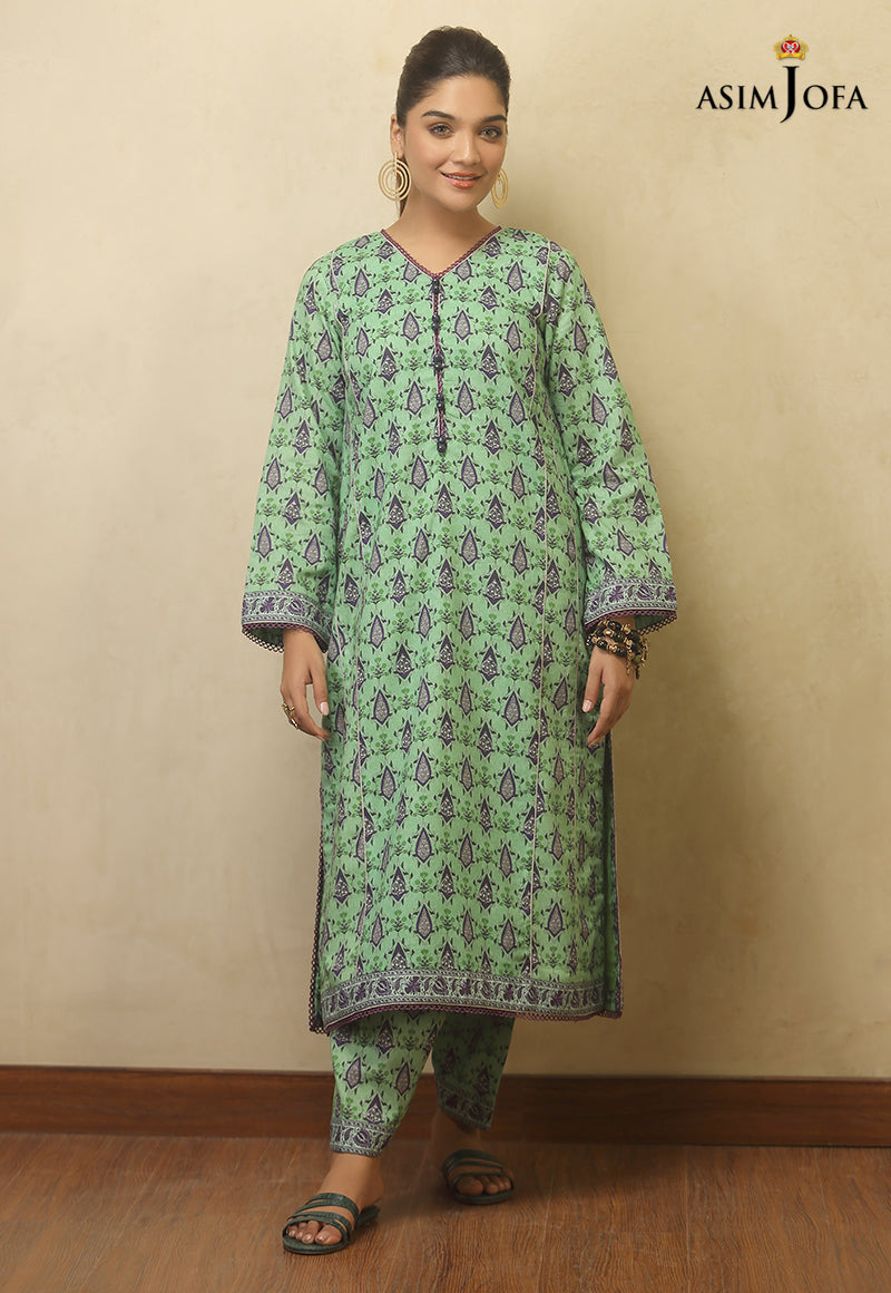 AJJD-19 PRINTED CAMBRIC 2 PCS