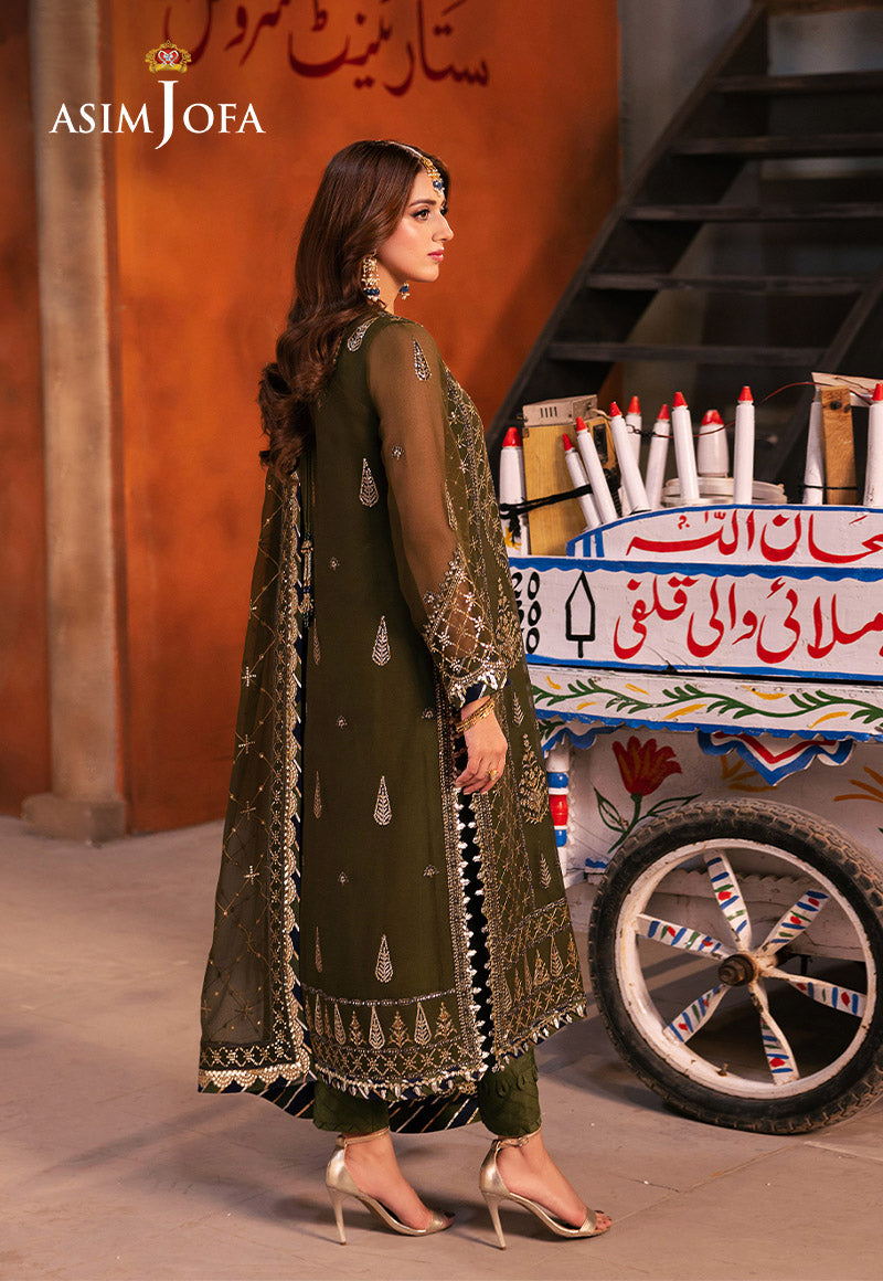 AJKK-16 EMBROIDERED CHIFFON 3 PCS