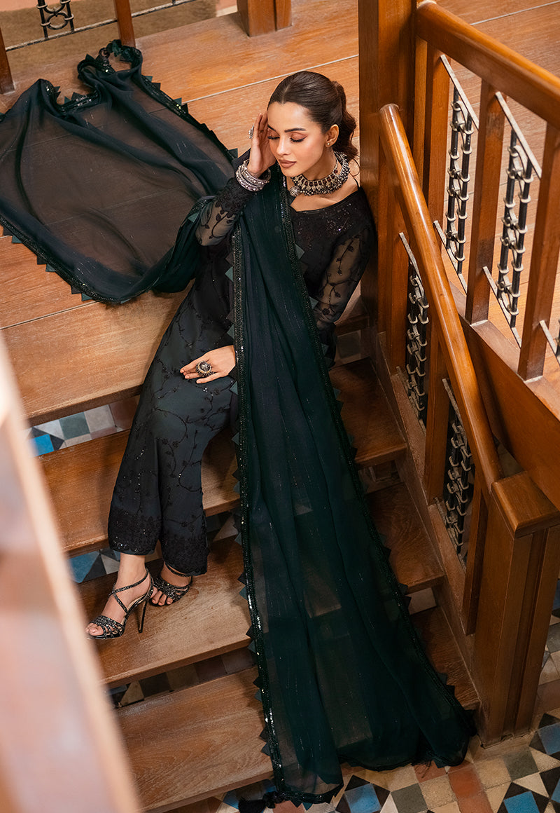 Ajso-86 Unstitched 3 Pcs Shirt Dupatta Trouser